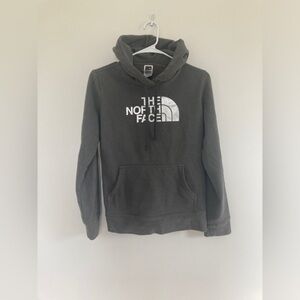 The North Face dark gray hoodie